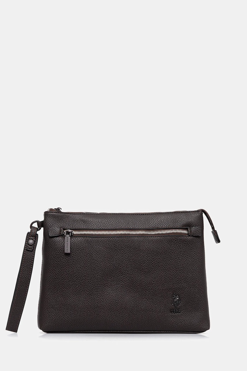 Pouzdro na iPad U.S. Polo Assn. SEATTLE hnědá barva, BEUS35748MVP