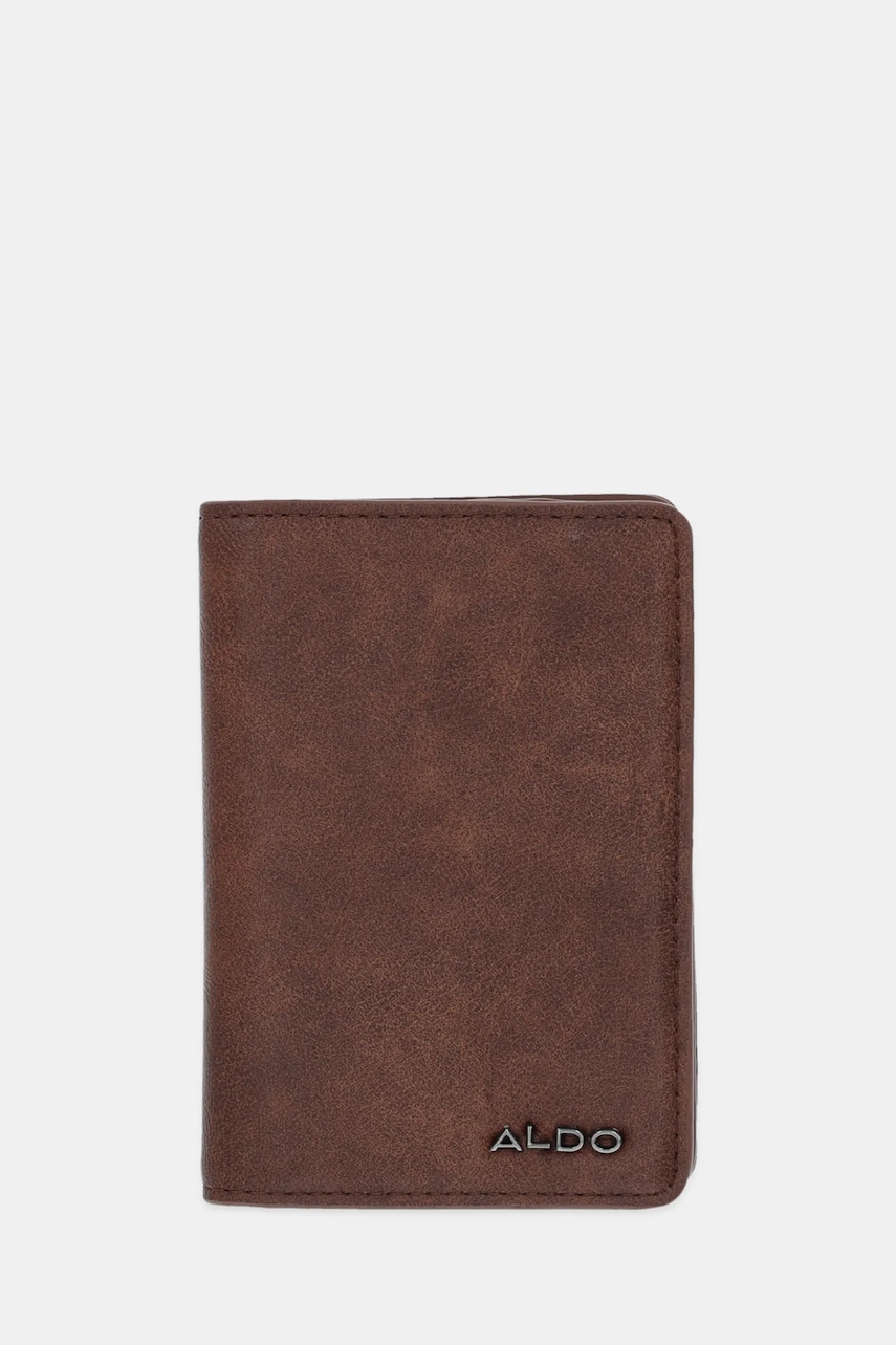 Pouzdro na karty Aldo hnědá barva, KEDERILOTH.220