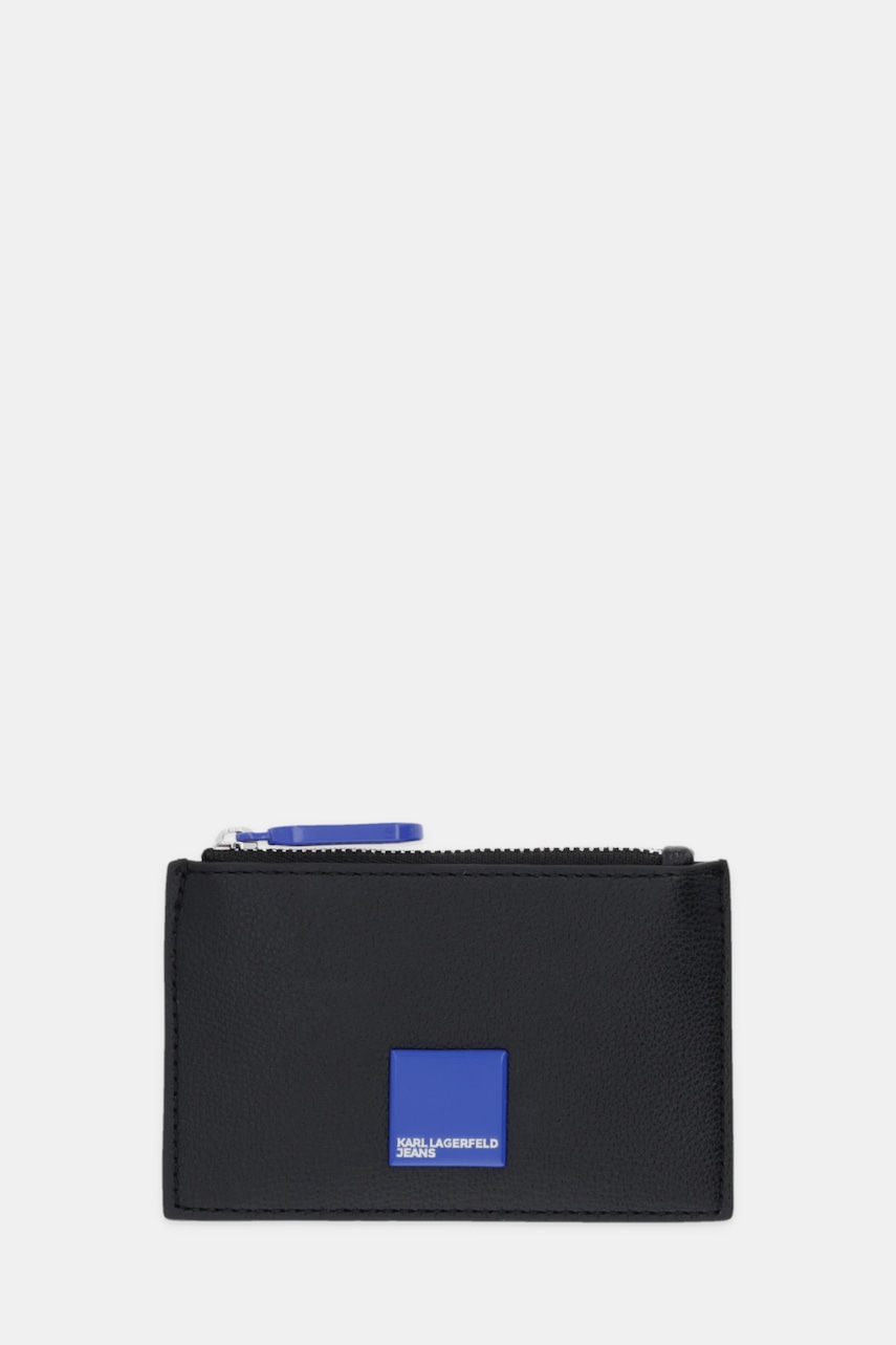 Pouzdro na karty Karl Lagerfeld Jeans černá barva, A4W32072