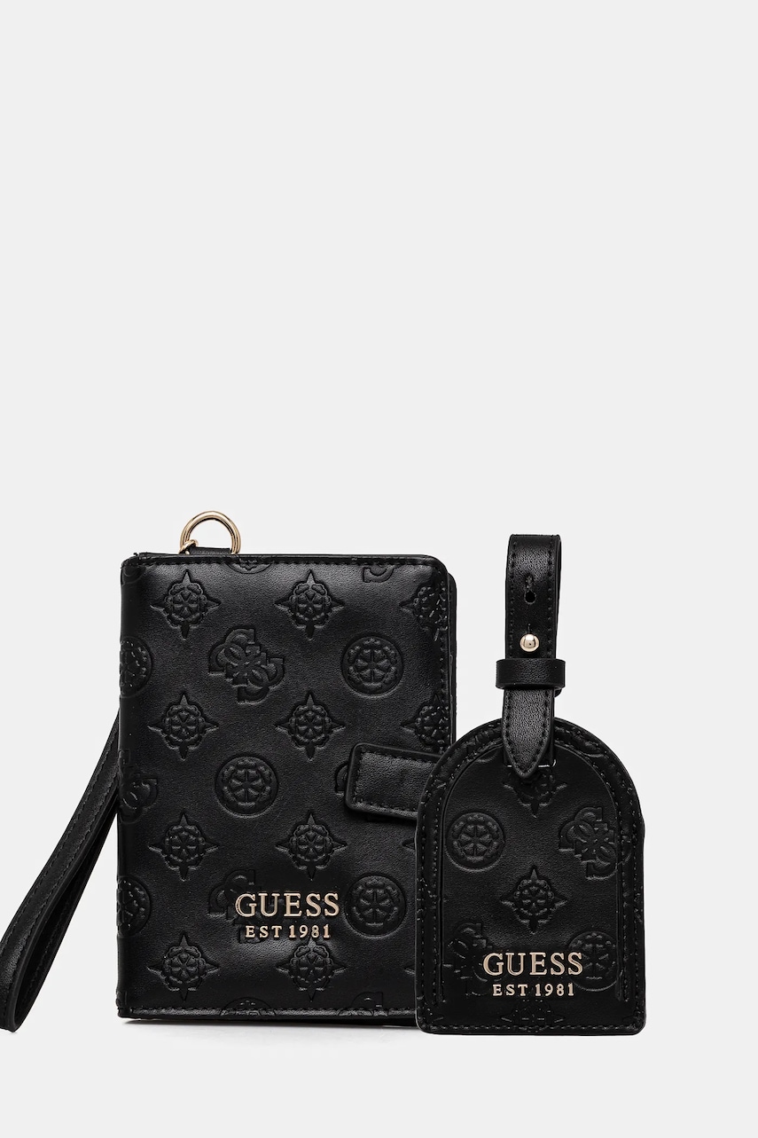 Pouzdro na pas a visačka na zavazadlo Guess WILDER