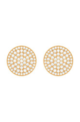 Pozlacené náušnice Lilou Microsetting