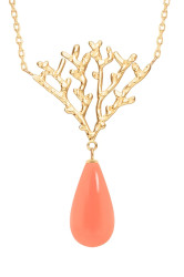 Pozlacený náhrdelník Lilou 253/380/LAN/KOR/48/PO