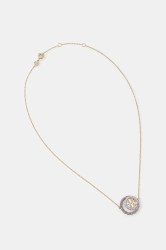 Pozlacený náhrdelník Tory Burch Miller Pave