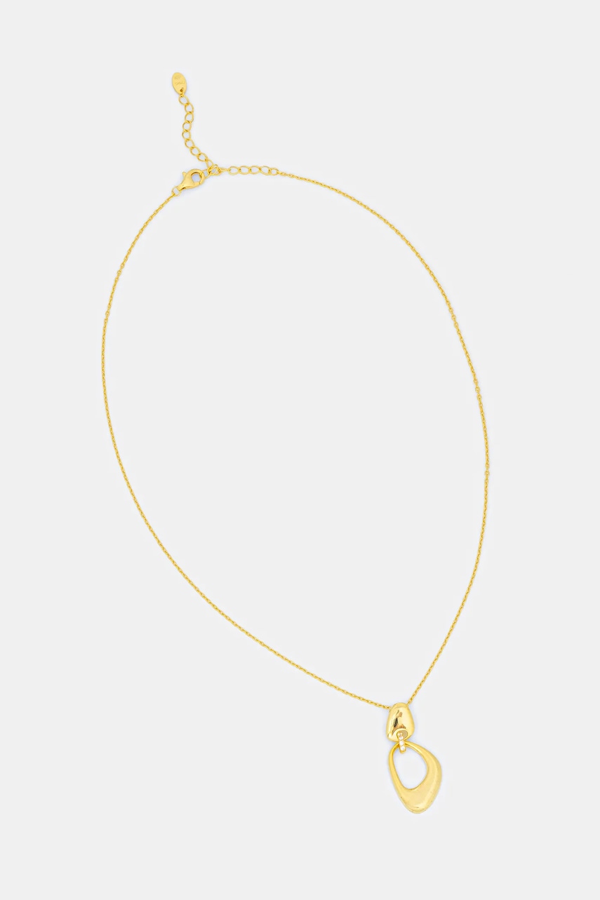Pozlacený stříbrný náhrdelník Answear.LAB