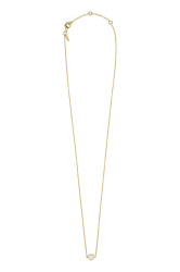 Pozlacený stříbrný náhrdelník Design Letters 90304018PEARL