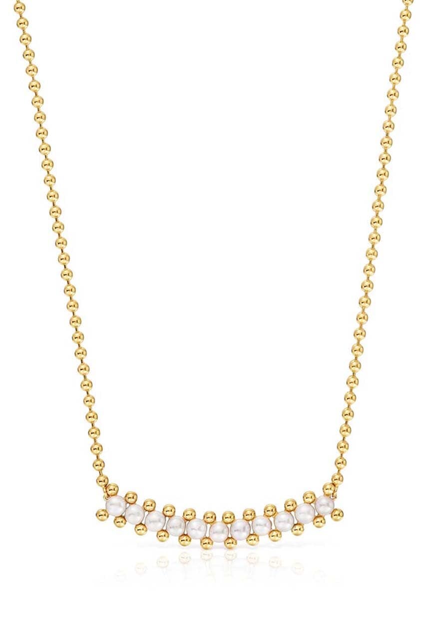 Pozlacený stříbrný náhrdelník Tous