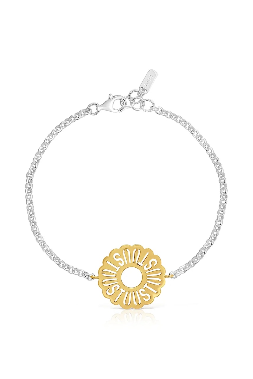 Pozlacený stříbrný náramek Tous Miranda