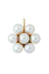 Pozlacený stříbrný přívěsek Design Letters