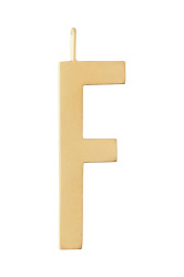 Pozlacený stříbrný přívěsek Design Letters