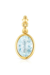 Pozlacený stříbrný přívěsek Tous