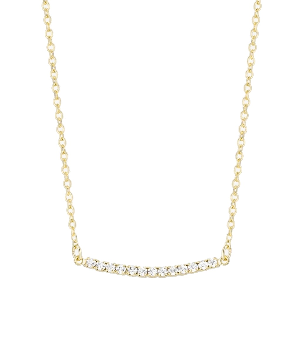 Preciosa Pozlacený náhrdelník s křišťálem Preciosa Queen Royal Lagoon 2536Y00