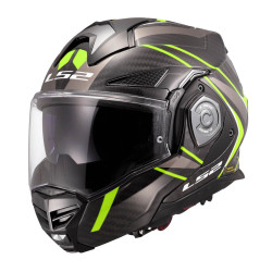 Překlopná moto přilba LS2 FF901 Advant X C Future II H-V Yellow P/J XS (53-54)