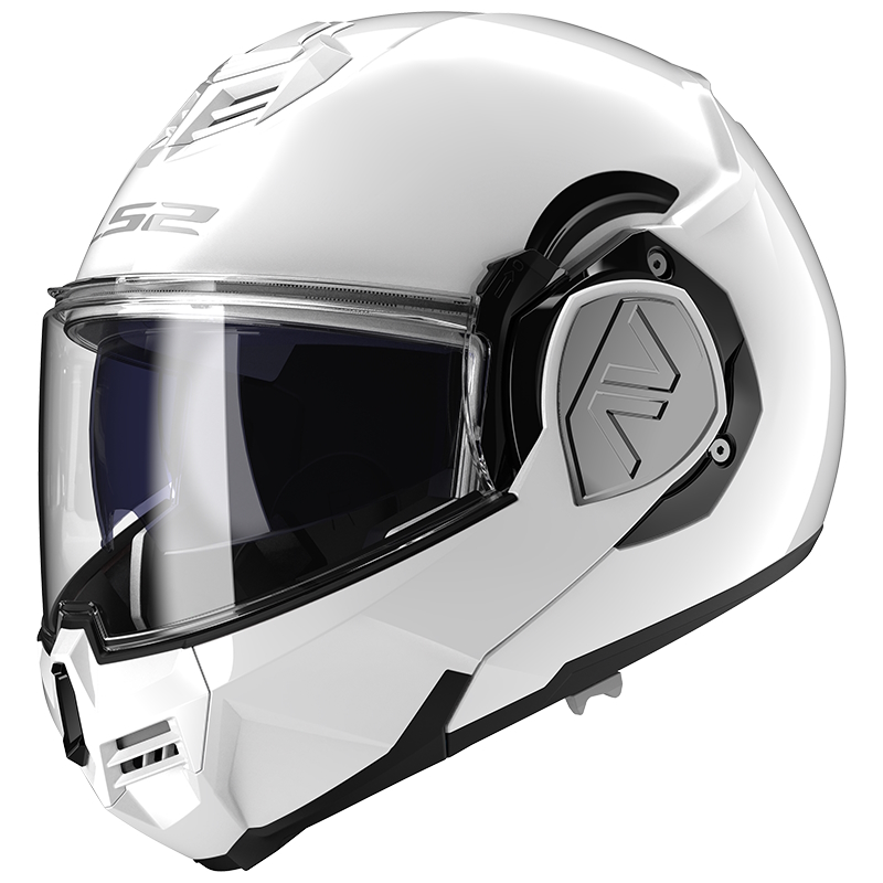 Překlopná moto přilba LS2 FF906 Advant Solid White P/J XS (53-54)