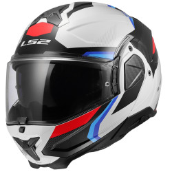 Překlopná přilba LS2 FF910 Advant II Triple White Blue Red P/J XS (53-54)