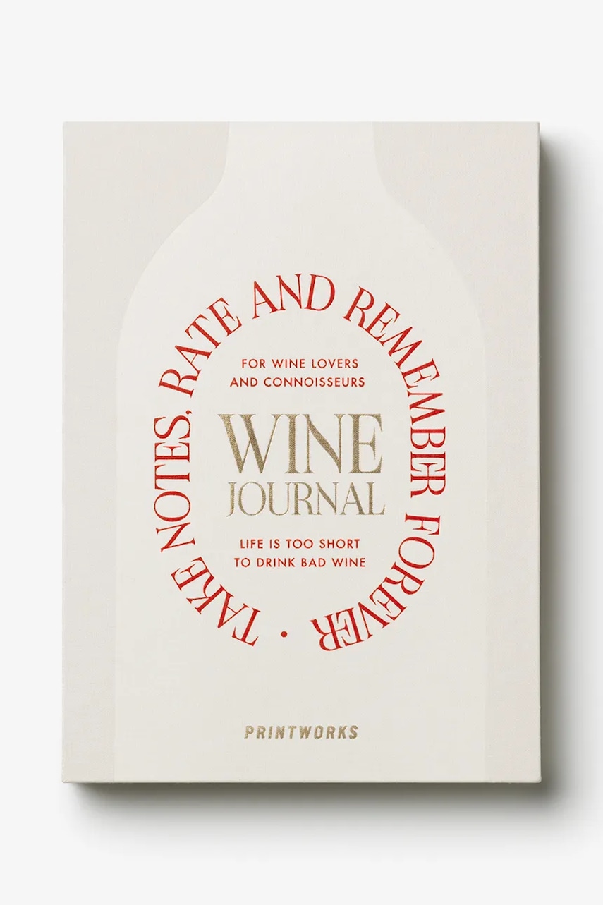 Printworks  Degustační deník na vína  Wine Tasting Journal 25,5 x 17 cm