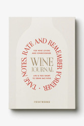 Printworks  Degustační deník na vína  Wine Tasting Journal 25,5 x 17 cm