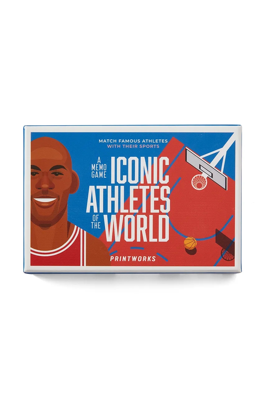 Printworks  Karetní hra  Memory Iconic Athletes