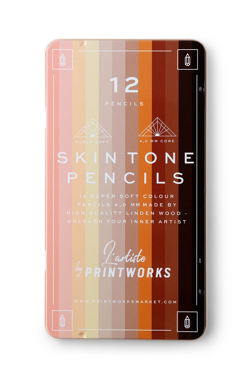 Printworks  Sada pastelek v pouzdře  (12-pack)