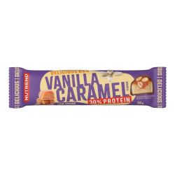 Proteinová tyčinka Nutrend Delicious Bar 50g vanilka+karamel
