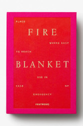 Protipožární přikrývka Printworks Cerise