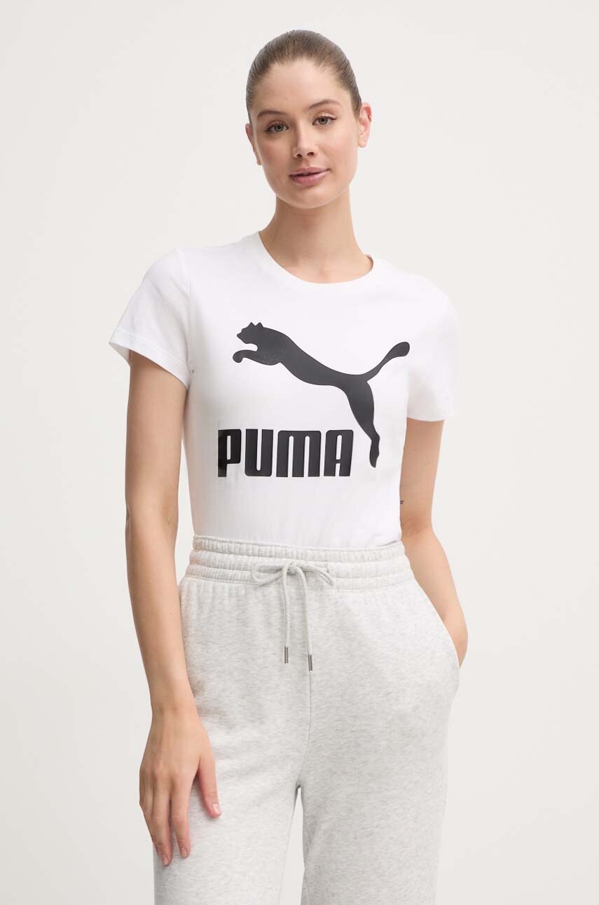 Puma  Bavlněné tričko  Classic Logo Tee
