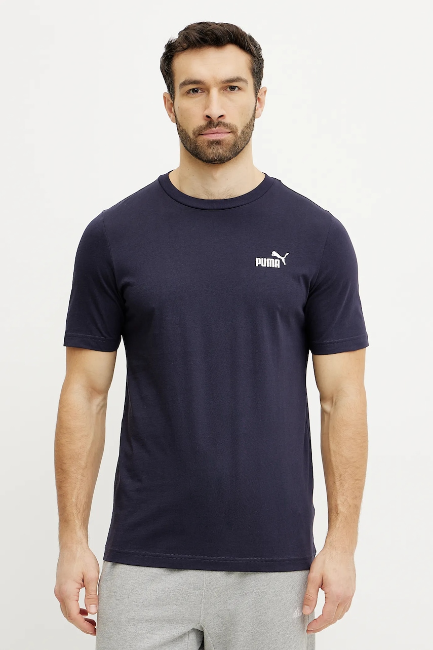 Puma  Bavlněné tričko  Essential Logo