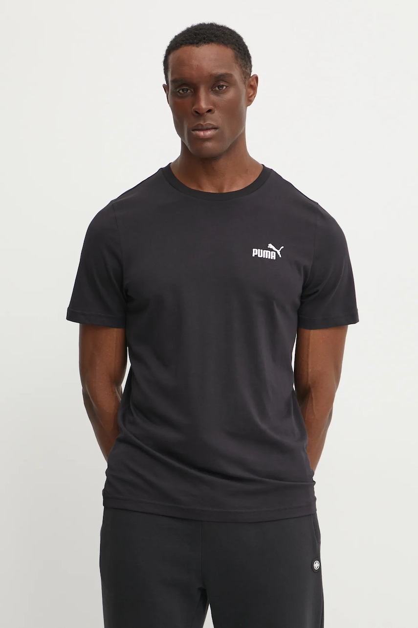 Puma  Bavlněné tričko  Essential Logo