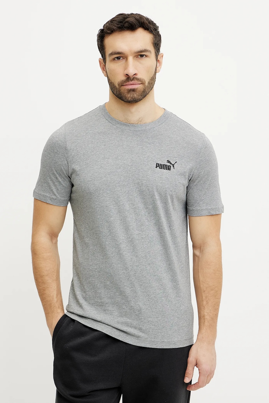 Puma  Bavlněné tričko  Essential Logo