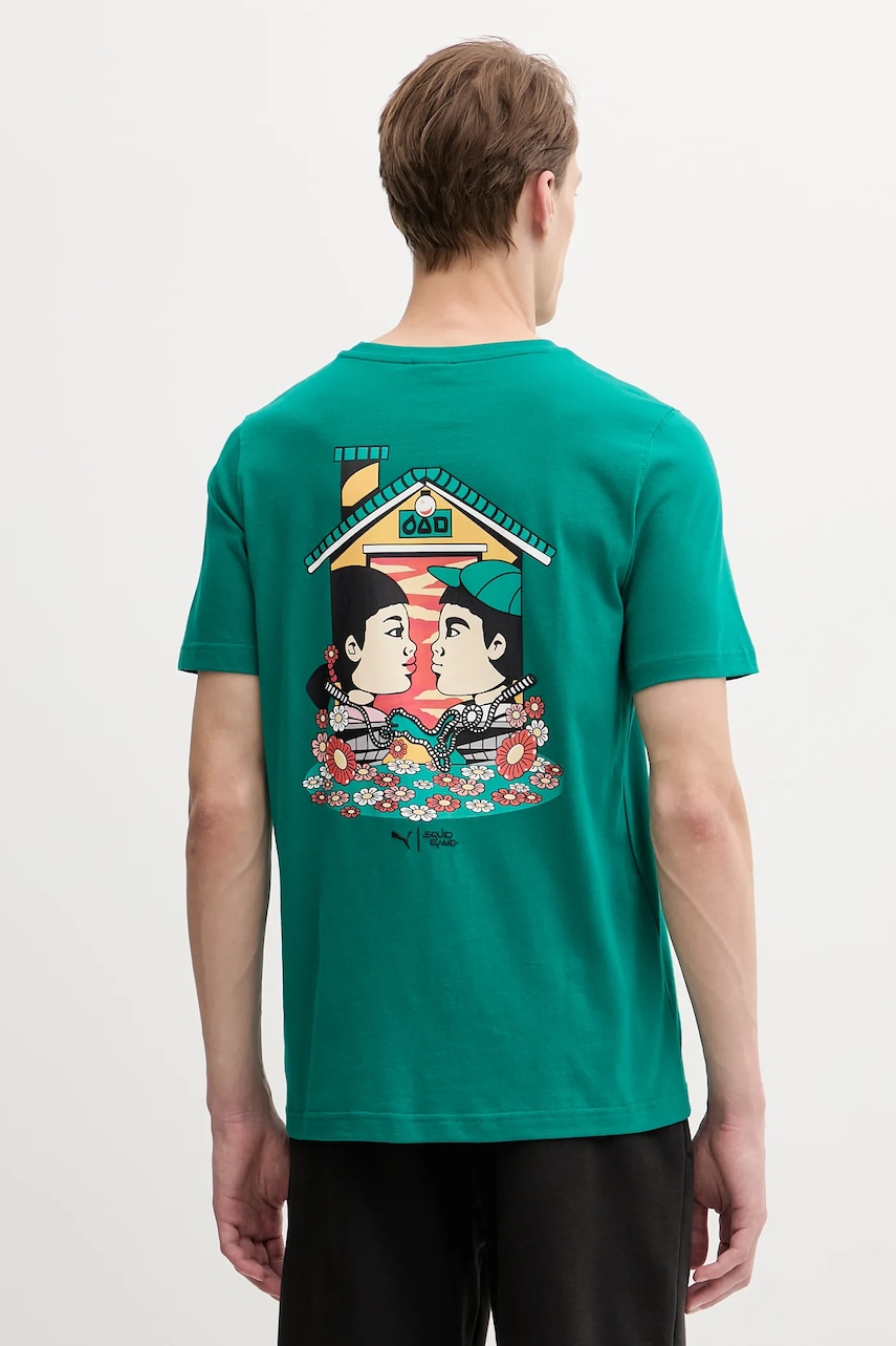 Puma  Bavlněné tričko   x SQUID GAME