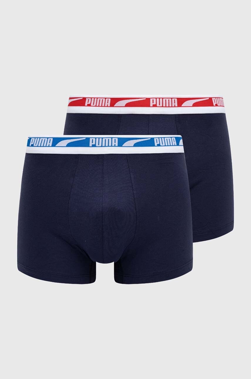 Puma  boxerky pánské bavlněné s elastanem Everyday Logo 2-pack