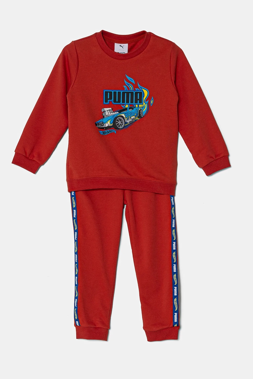 Puma  Dětská tepláková souprava  X HOT WHEELS MINICATS Crew Set TR