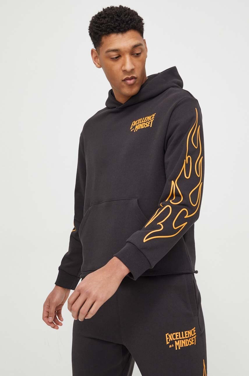 Puma  mikina s kapucí pánská bavlněná