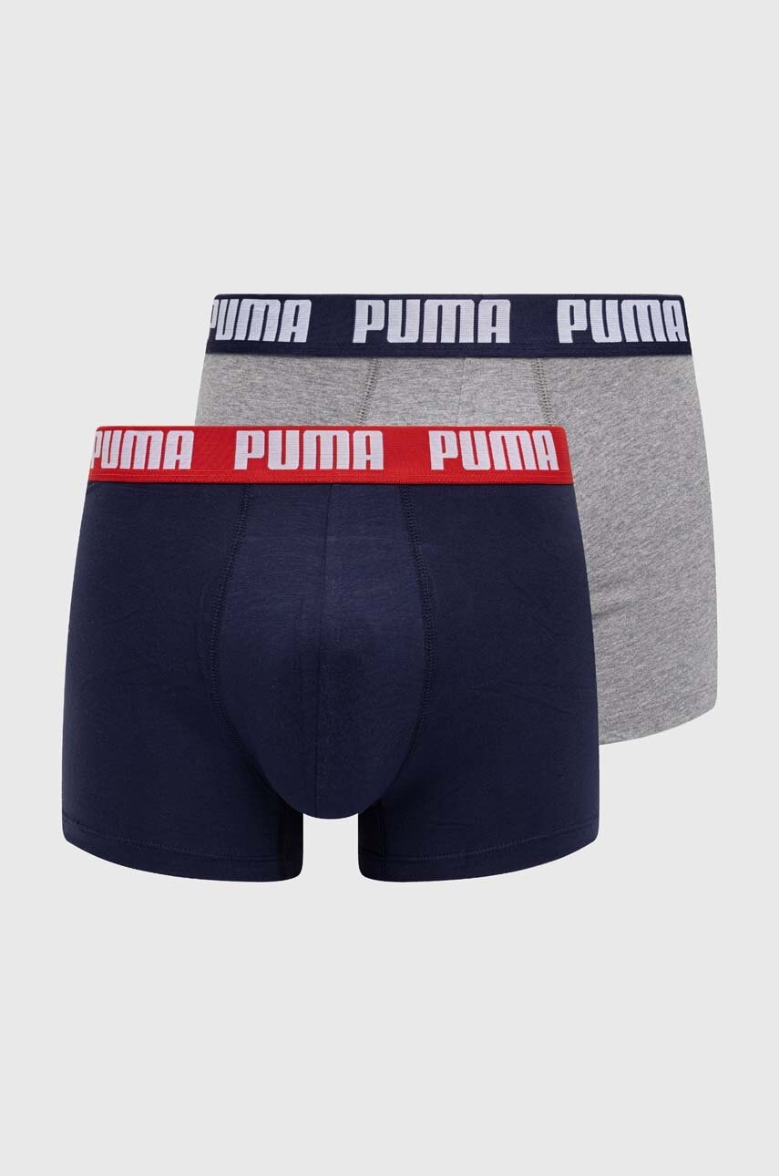 Puma  přiléhavé boxerky pánské bavlněné s elastanem Everyday Basic 2-pack