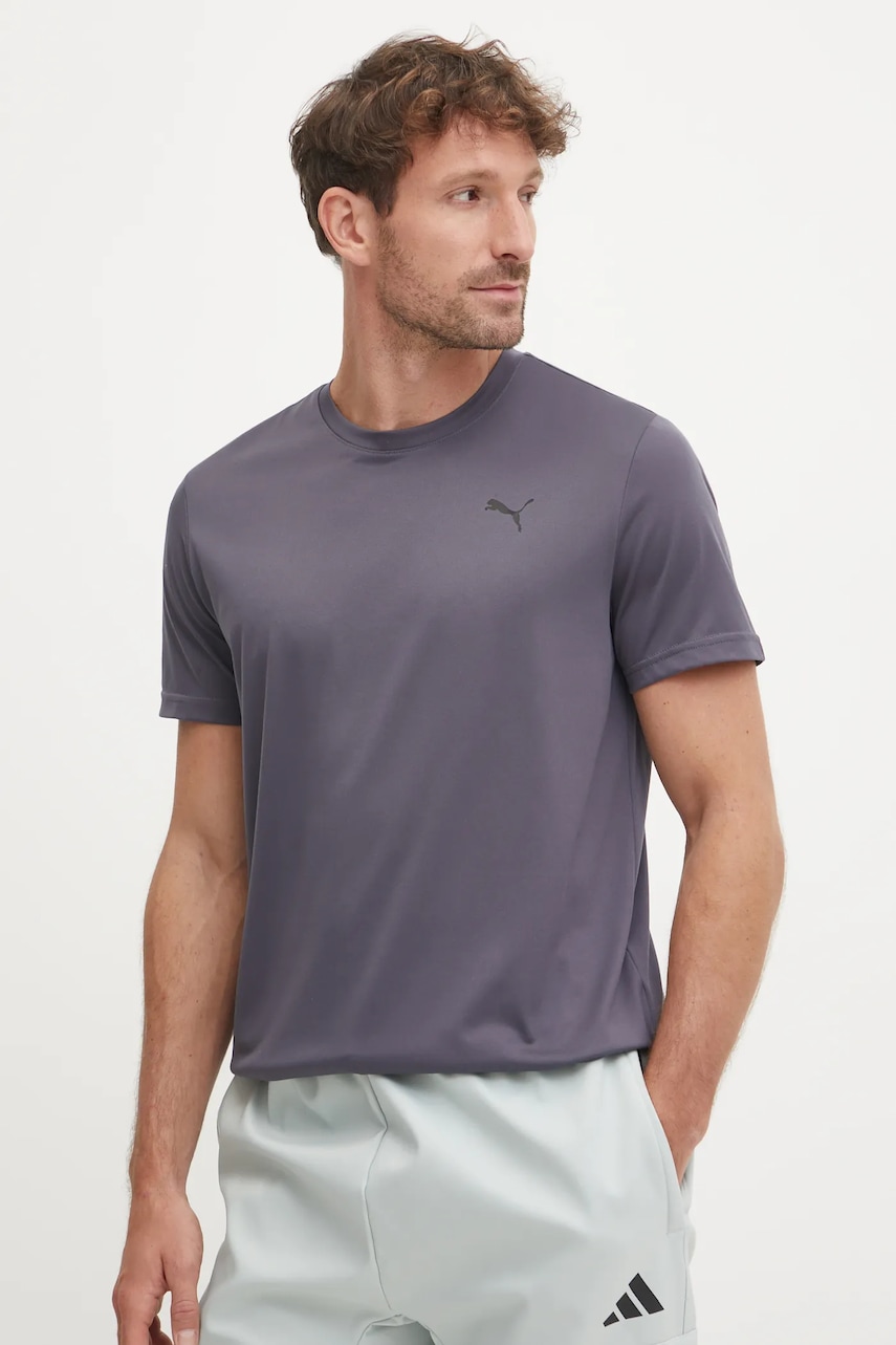 Puma  tréninkové tričko pánské Essentials Solid cat Tee