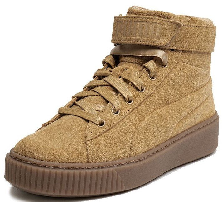 Puma - Women's Shoes - Suede Platform Mid Jr 366018