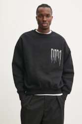 PURPLE BRAND  Bavlněná mikina  HWT FLEECE CREWNECK