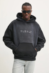 PURPLE BRAND  Bavlněná mikina  HWT FLEECE PO HOODY