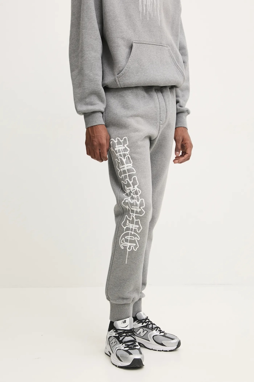 PURPLE BRAND  Bavlněné tepláky  HWT FLEECE JOGGER
