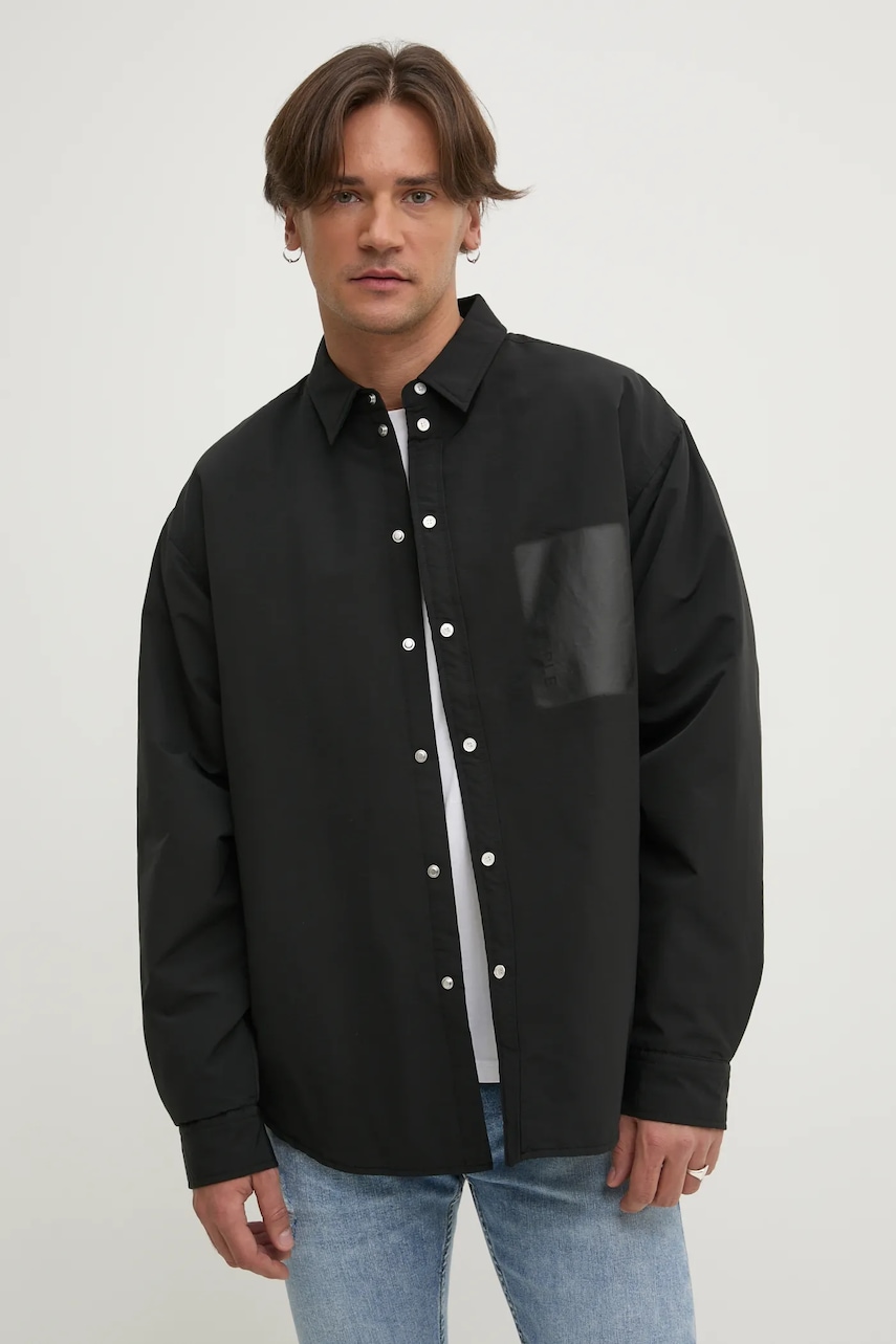 PURPLE BRAND  Bunda  SNAP FRONT SHIRT JACKET