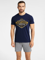 Pyžamo Fact 40673-59X Navy Blue Melange Navy Blue Melange