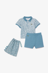 Pyžamo Lacoste modrá barva, 4J8459