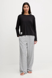 Pyžamo s příměsí bavlny Dkny