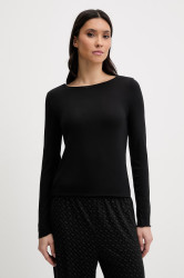 Pyžamové tričko s dlouhým rukávem ze směsi lnu United Colors of Benetton