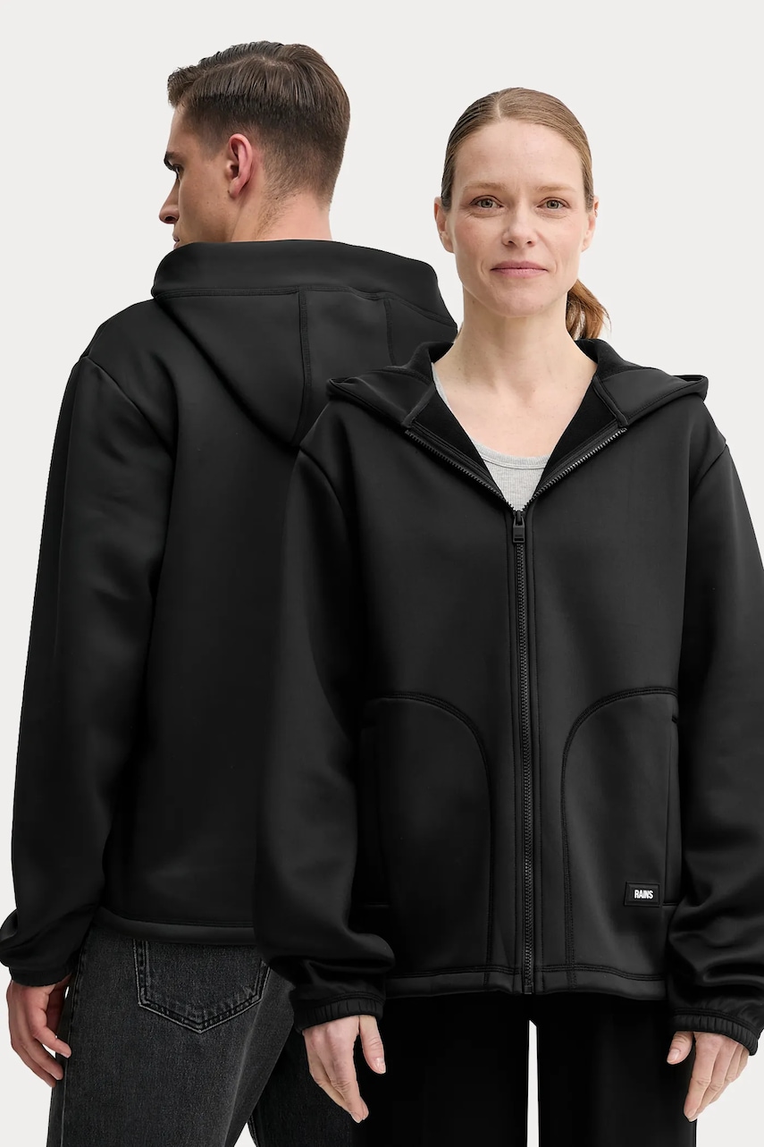 Rains  Mikina  Safi Fleece Hood Jacket T1