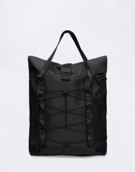 Rains Trail Rolltop Tote Bag 01 Black