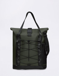 Rains Trail Rolltop Tote Bag 03 Green
