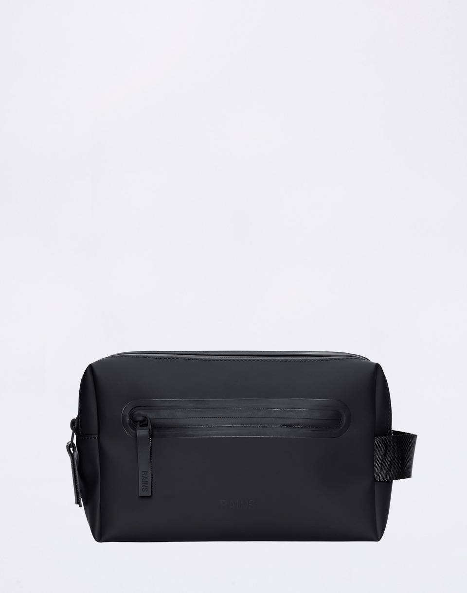Rains Wash Bag Zip 01 Black