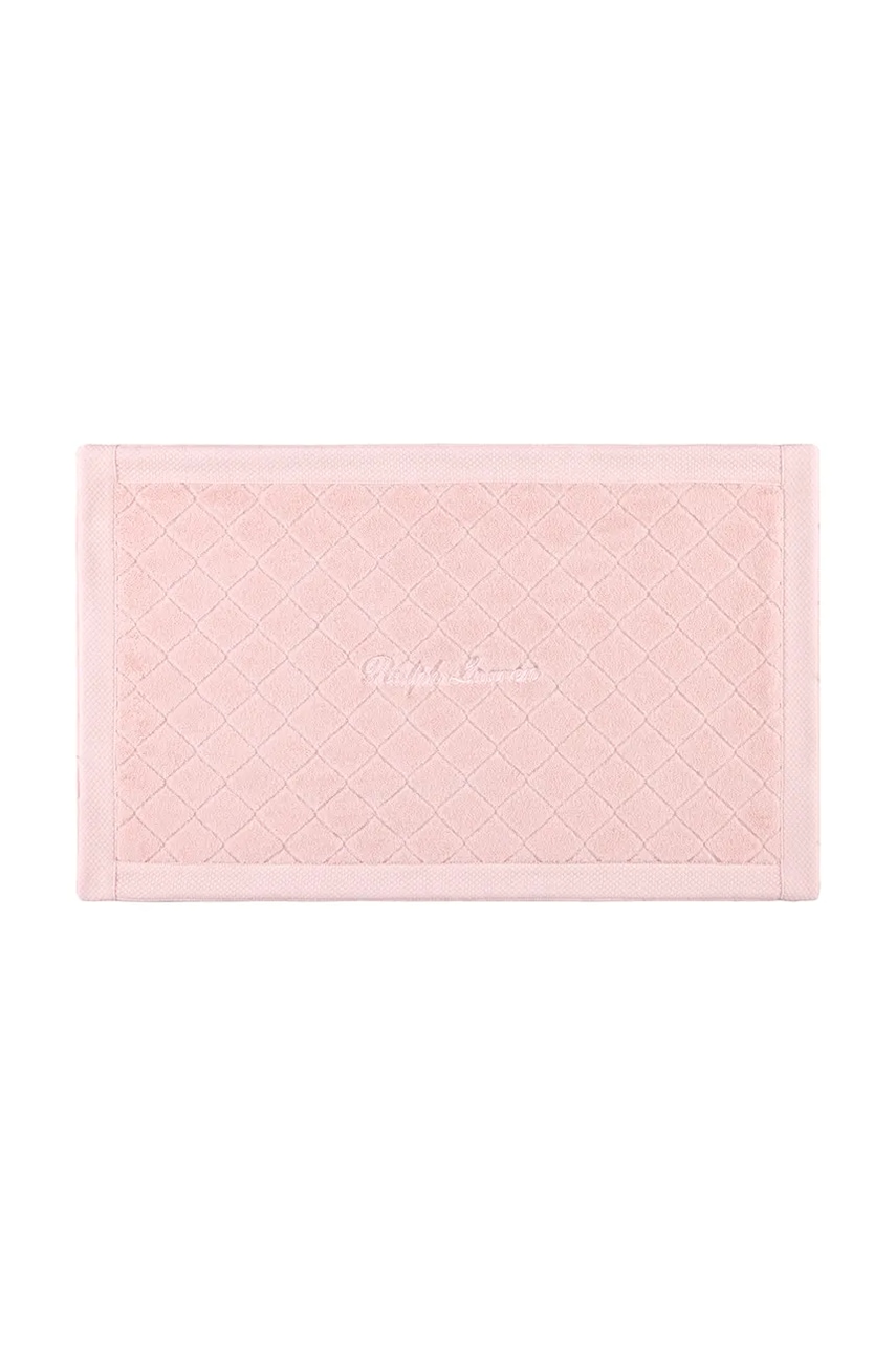 Ralph Lauren  Bavlněný koupelnový kobereček  DULANEY PastelPink 50 x 80 cm