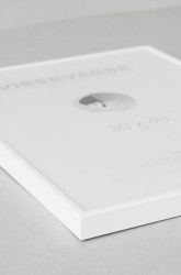 Rám na plakát Vissevasse Matt White 40x40 cm