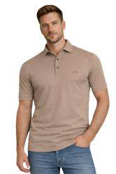 Ramoss - Pánské polo triko - 25-7001 Béžové